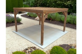 Pergola Thermauvent premium avec vantelles sur le toit, THT, 3.90 x 3.90 m, 15.21m²